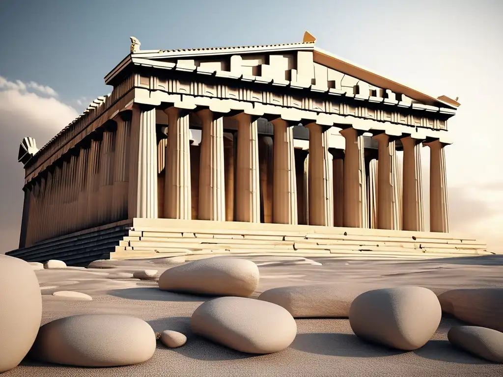 Patrimonio cultural de la Acrópolis de Atenas: Parthenon en 8K, arquitectura griega antigua y belleza eterna