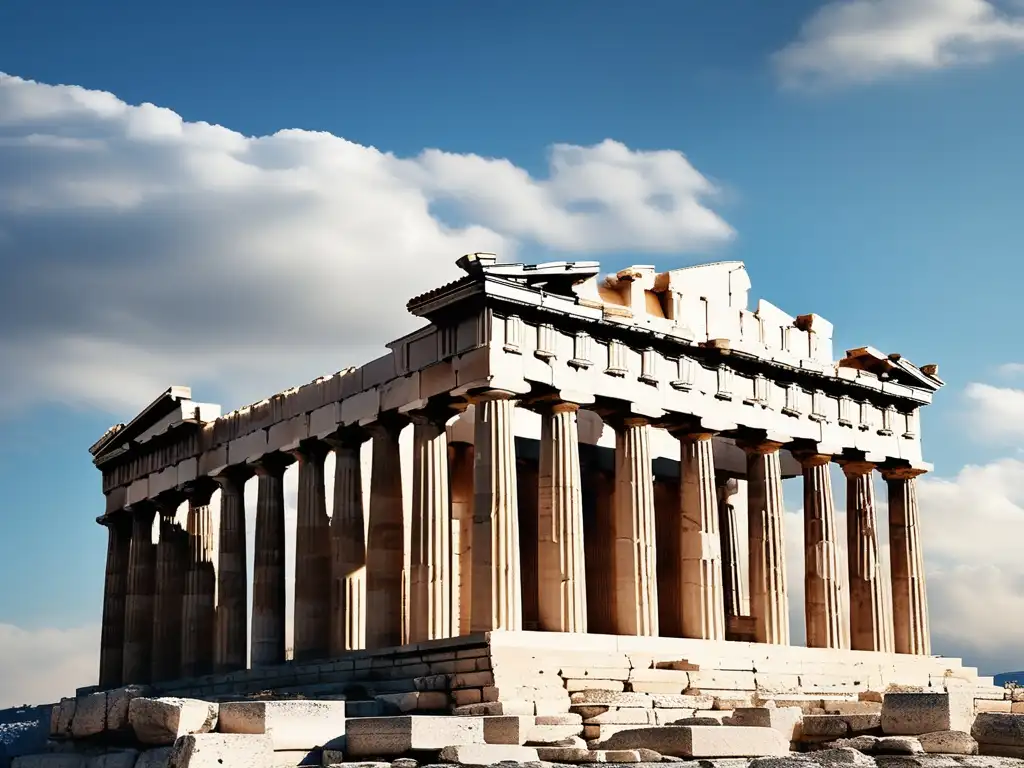 Influencia de los dioses en los Juegos Panatenaicos: Acropolis y el majestuoso Partenón, un símbolo histórico de Atenas