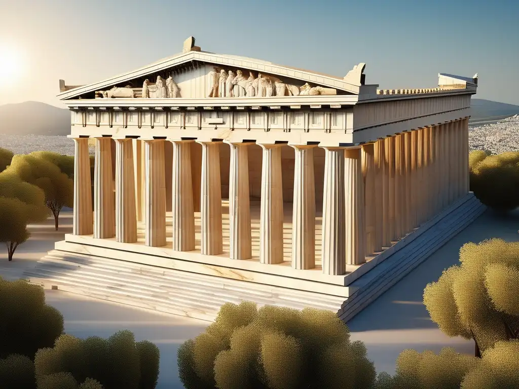 Imagen: Acropolis de Atenas, importancia de Pericles en democracia ateniense