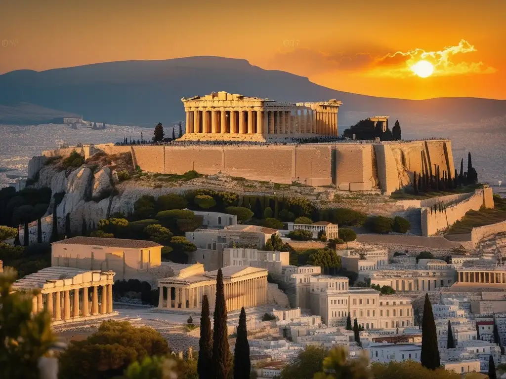 Historia y arquitectura de la Acrópolis de Atenas, una vista impresionante de la majestuosidad de los antiguos edificios