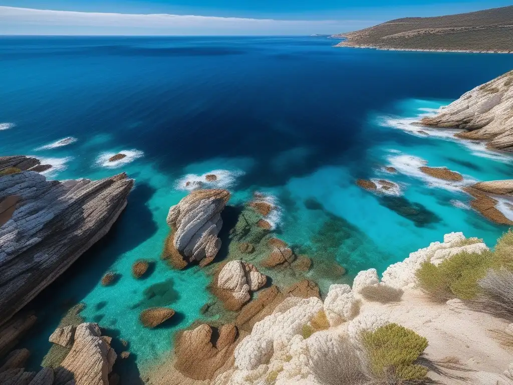 Navegantes olvidados de Grecia en el mar Egeo - Vista impresionante en 8K, aguas cristalinas y serenidad en una antigua embarcación griega