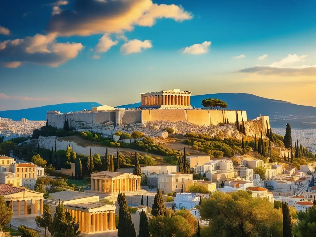 Recorrido por las polis de la Grecia Antigua: Atenas dorada con el Partenón y la Acrópolis