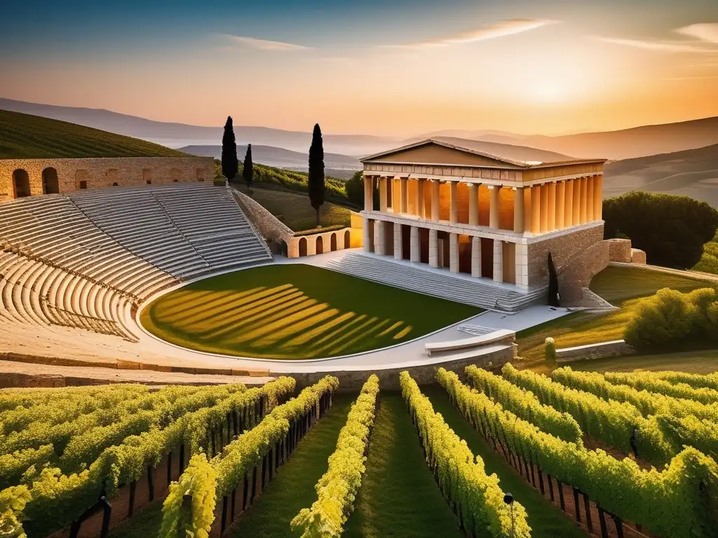 Celebración festival Leneas: Vino y fertilidad en anfiteatro griego