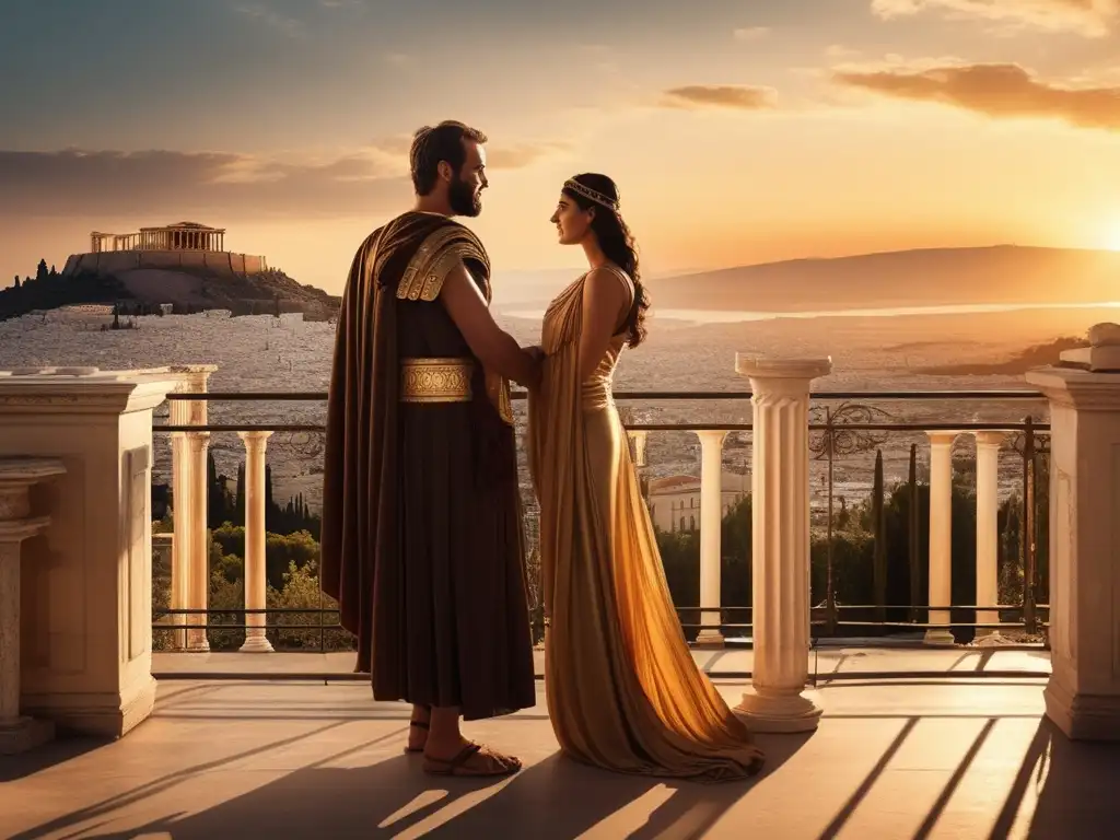 Historia de amor de Pericles y Aspasia en la Antigua Grecia