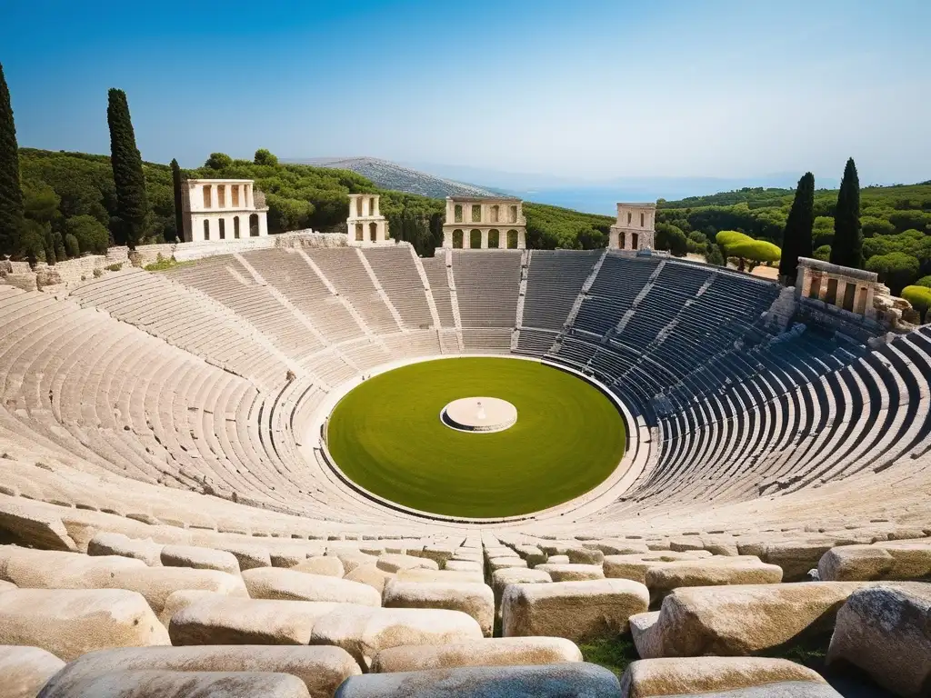 Antiguo anfiteatro griego, escenario de historia y mitología - Historia del teatro griego: Origen y desarrollo del drama en Grecia