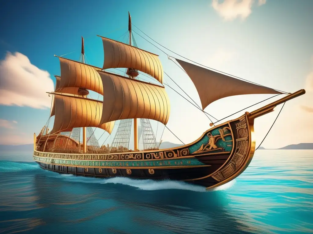 Avances náuticos de la Antigua Grecia: El timón y navegación innovadora