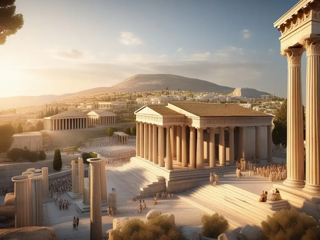 Distribución poder Polis griega