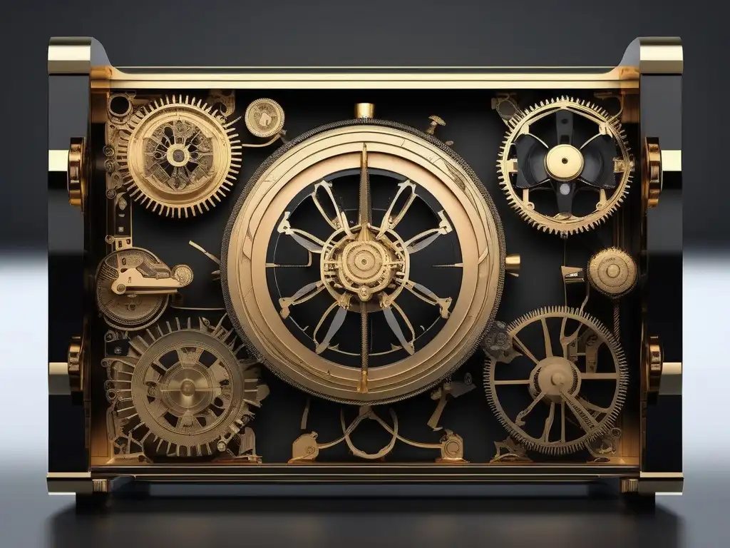 Antikythera Mechanism: Primer ordenador Anticitera: historia y funcionamiento, imagen 8k del mecanismo antiguo más avanzado, reflejando su precisión y relevancia