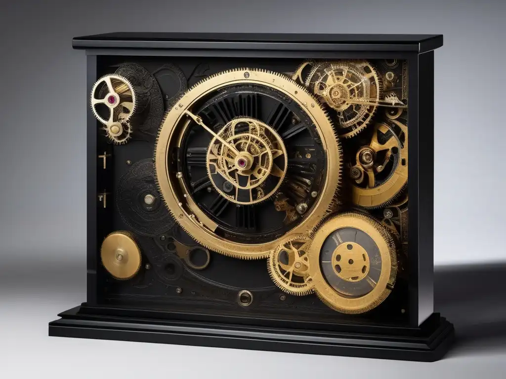 Antikythera Mechanism: Detalles 8k Imagen 8k de Antikythera Mechanism, antiguo computador griego, con detalles fotorealistas, resalta engranajes, diales y grabados