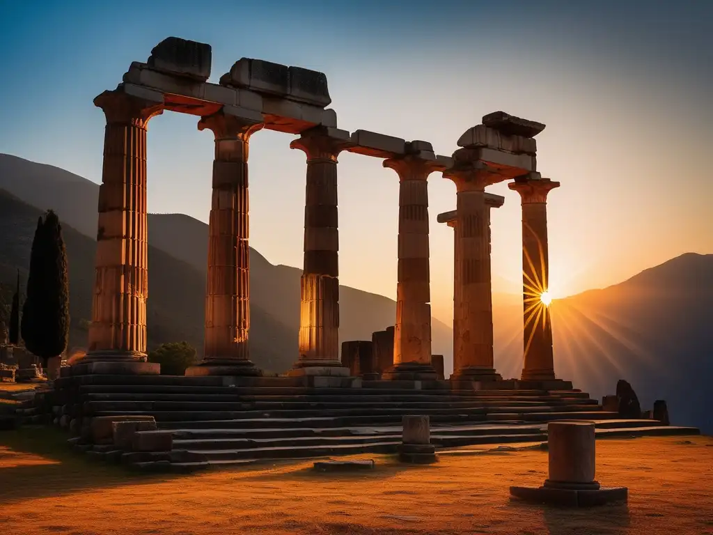 Templo de Apolo en Delphi: Templos y oráculos de Grecia, majestuosidad arquitectónica y belleza natural