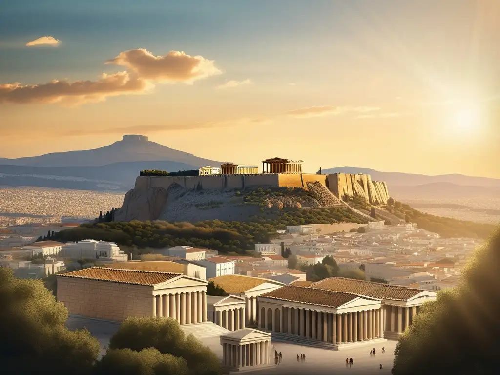 Atenas, Acropolis, ciudad antigua de Grecia antes de Alejandro Magno