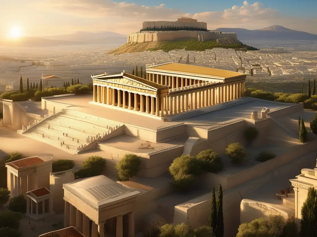 Influencia de la Antigua Grecia en la civilización occidental: Atenas antigua, Acropolis, filósofo y majestuosidad