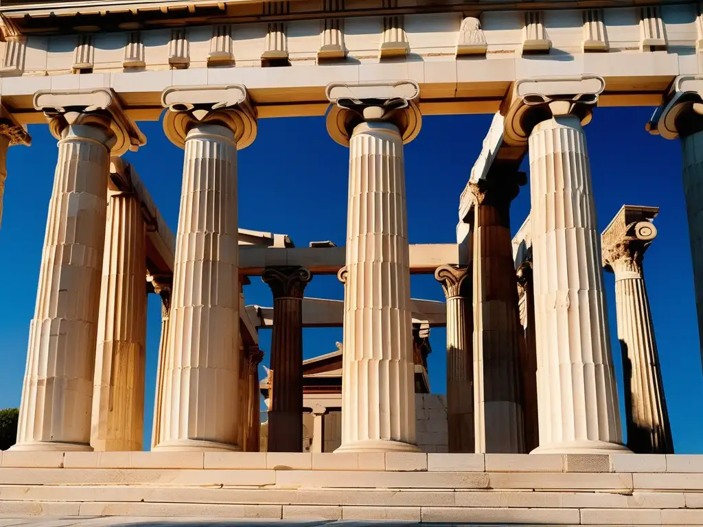 Importancia del jurado en Grecia: imagen de la grandiosa ciudad antigua de Atenas, cuna de la democracia