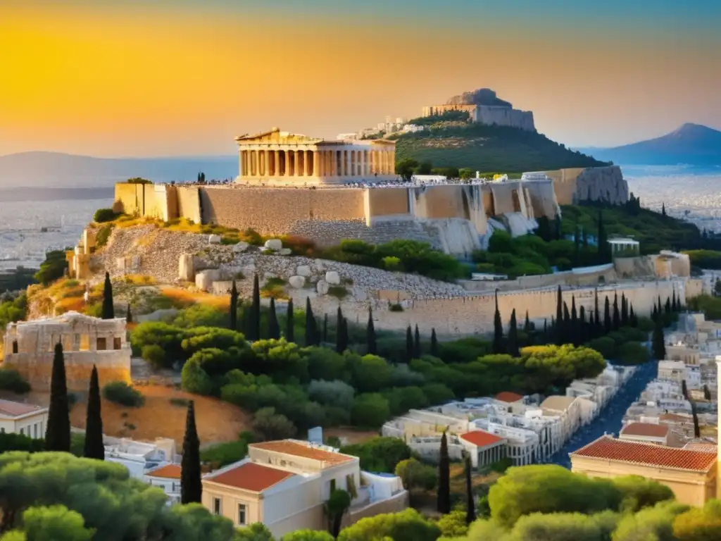 Atenas antigua: Acropolis, pactos y alianzas en Grecia