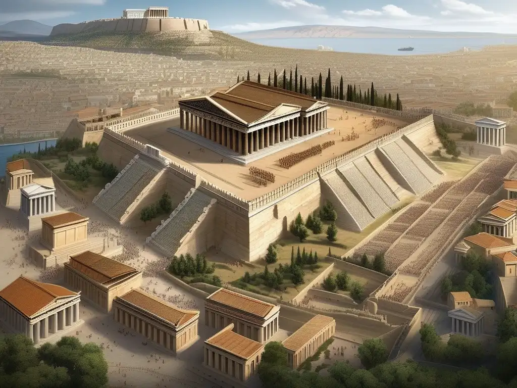 Impacto de la guerra en la antigua ciudad de Atenas durante el conflicto del Peloponeso