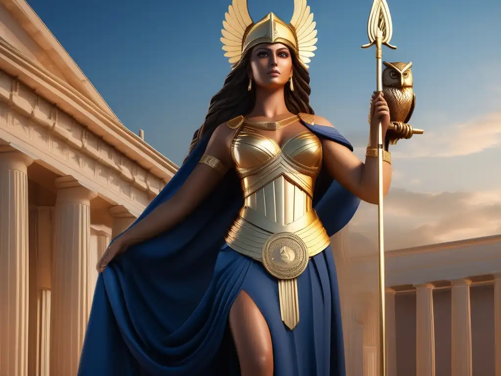 Atenea, diosa de la sabiduría y estrategia militar en la Antigua Grecia: importancia y significado
