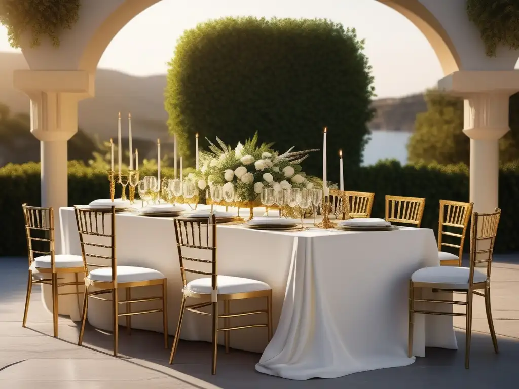 Banquete de bodas en la Antigua Grecia: Tradiciones matrimoniales y elegancia en una escena llena de opulencia y mitología