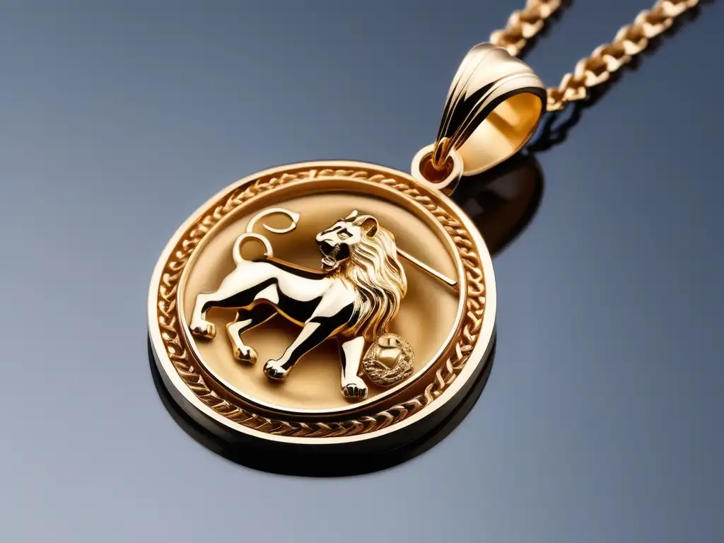 colgante de oro con esfinge y minotauro 90 1