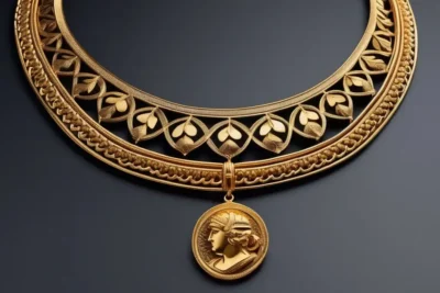 collar de oro griego antiguo 82 1