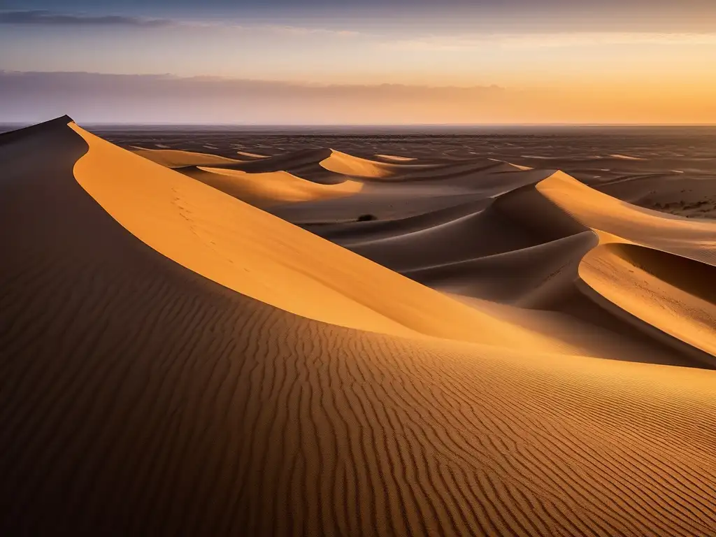 Paisaje dorado de dunas infinitas: Descubrimientos geográficos de Alejandro: territorios inexplorados