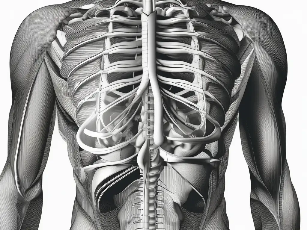 Ilustración realista del legado de Galeno en medicina