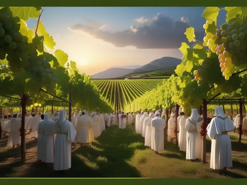 Ritual dionisíaco en la Antigua Grecia: Celebración exuberante y reverencia a Dionisio, dios del vino y éxtasis