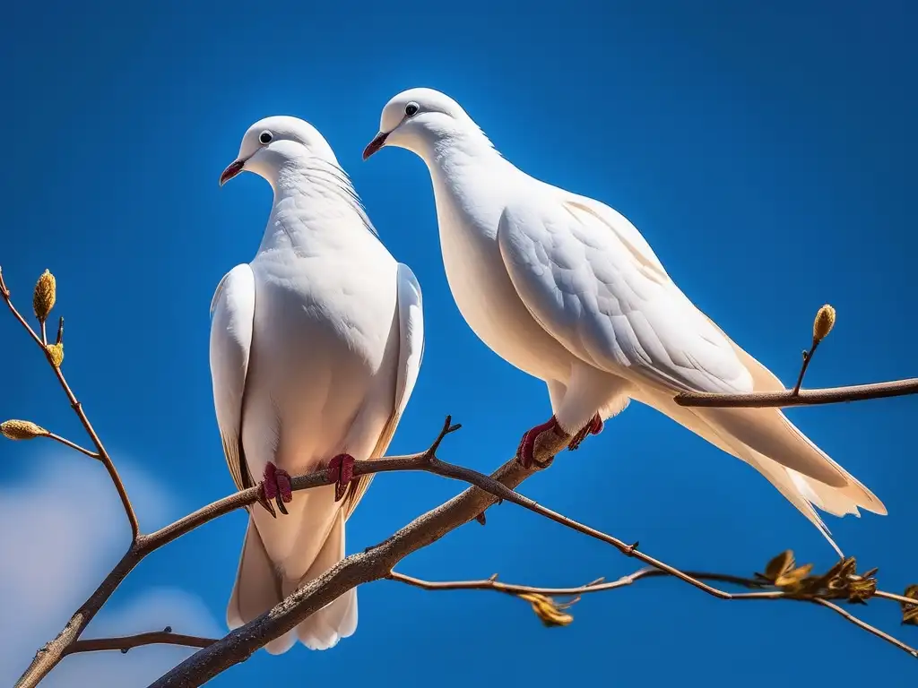 Palomas blancas en la antigua Grecia: amor y belleza