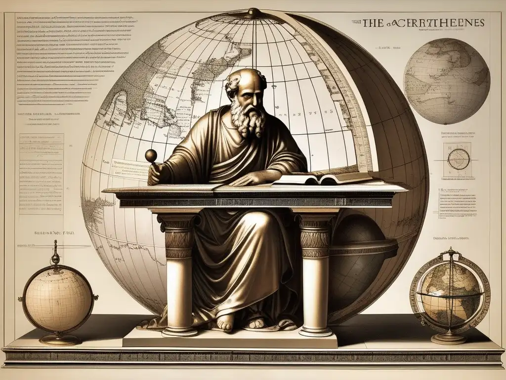 Geógrafo griego Eratosthenes: Meticuloso cálculo de la circunferencia terrestre con herramientas antiguas