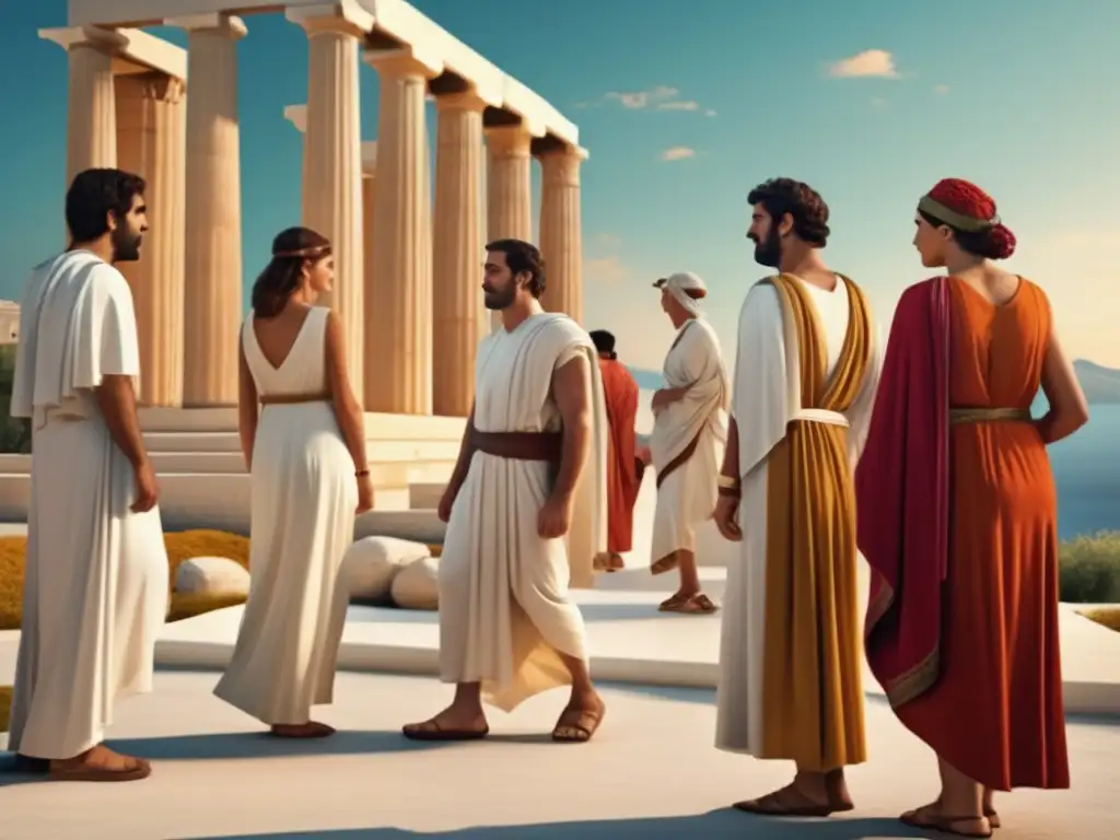 Vestimenta antigua en Grecia: significado colores, simbolismo y estilo