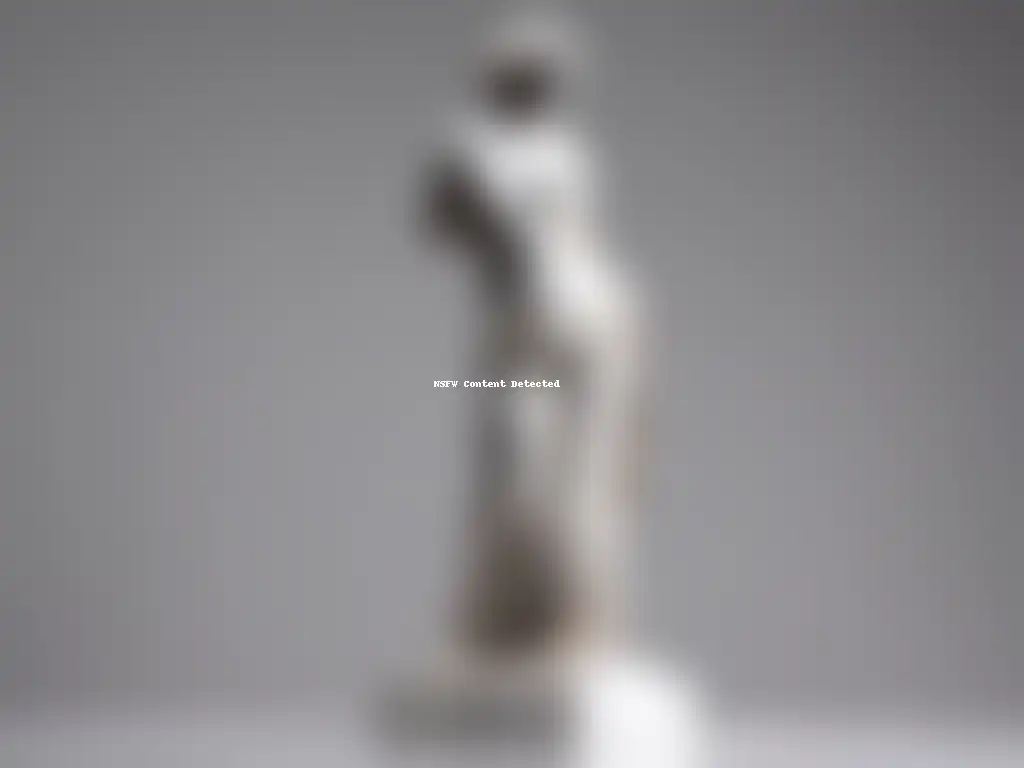 Influencia escultura griega: Venus de Milo, escultura fotorealista en mármol resaltando su belleza y elegancia