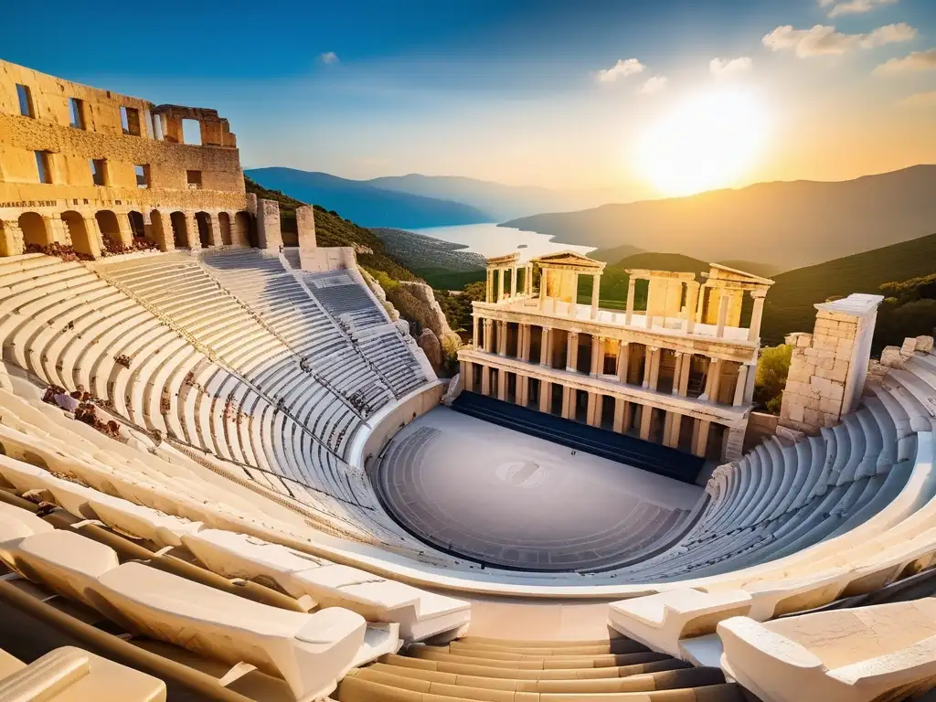 Eforos Esparta guardianes ley: Majestuosidad de la antigua Grecia en un impresionante escenario de montañas y vegetación exuberante