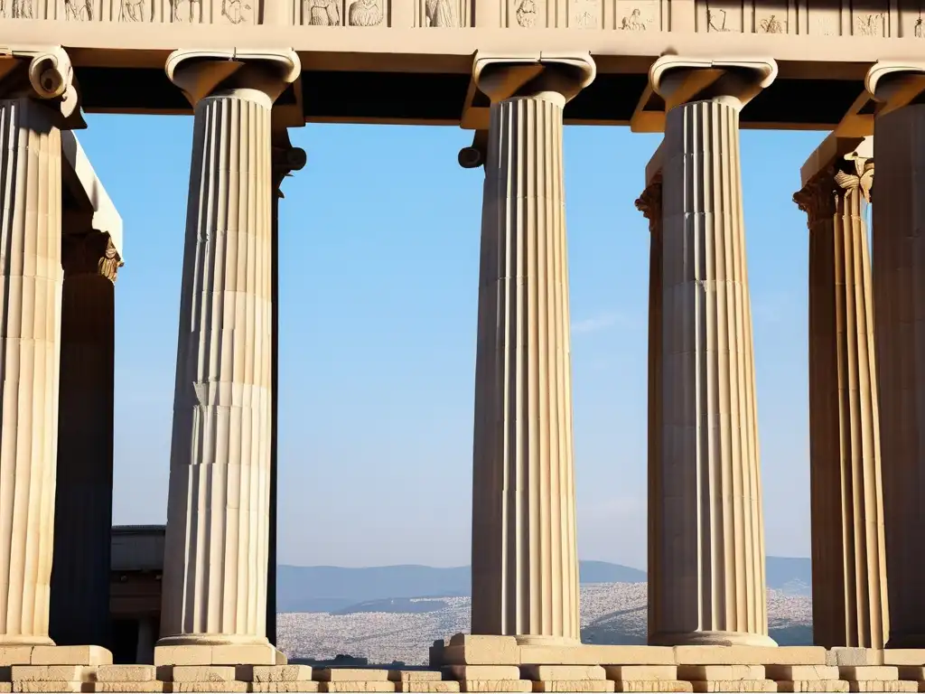 Parthenon en el Periodo Clásico, imagen 8k que destaca la importancia del Periodo Clásico en Grecia