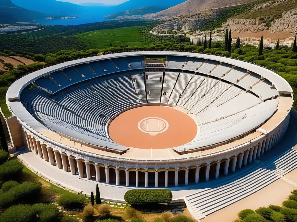 Estadio antiguo en Grecia: Arquitectura y belleza eterna