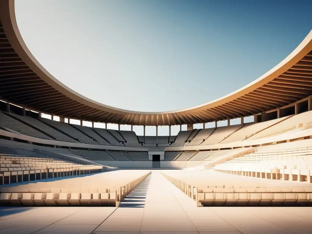 Estadio antiguo en Grecia: arquitectura monumental