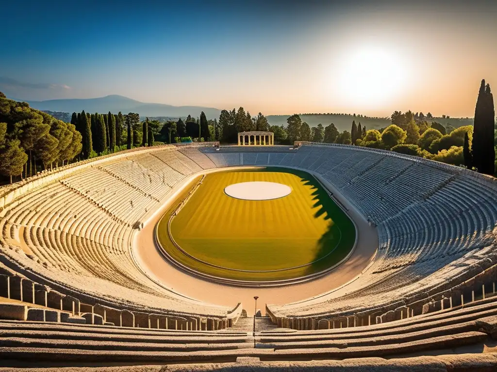 Estadio Olímpico antiguo en Olimpia, Grecia: Juegos Píticos Antigua Grecia historia