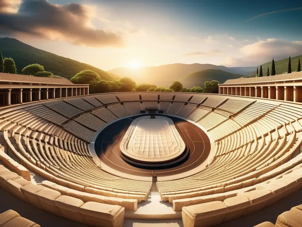 Estadio griego antiguo: grandiosidad y maravilla arquitectónica de los Juegos Olímpicos