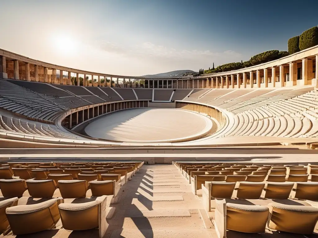 Estadio Panatenaico en Atenas: legado cultural de la Antigua Grecia (110 caracteres)