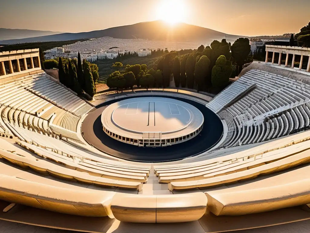 Importancia histórica de los Juegos Panatenaicos en el majestuoso estadio de Atenas, Grecia