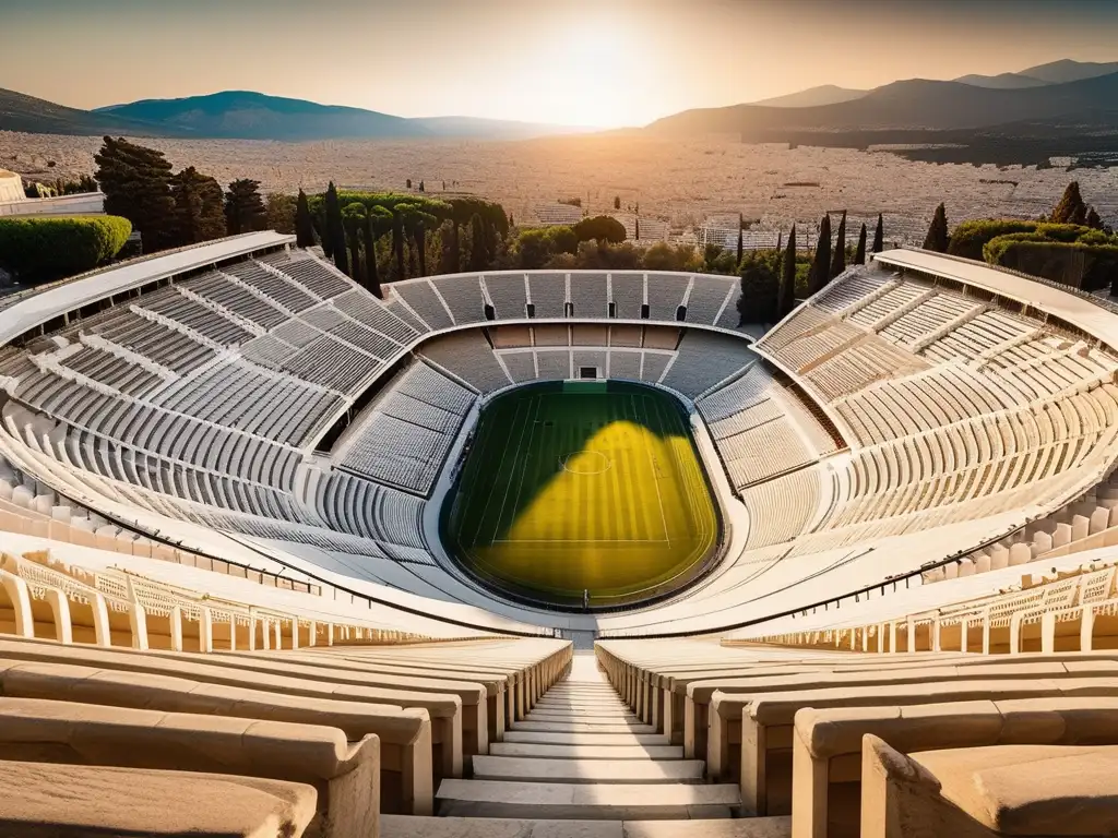 Competencias Panatenaicas en educación griega: Estadio Panatenaico, belleza arquitectónica, historia y detalles meticulosos