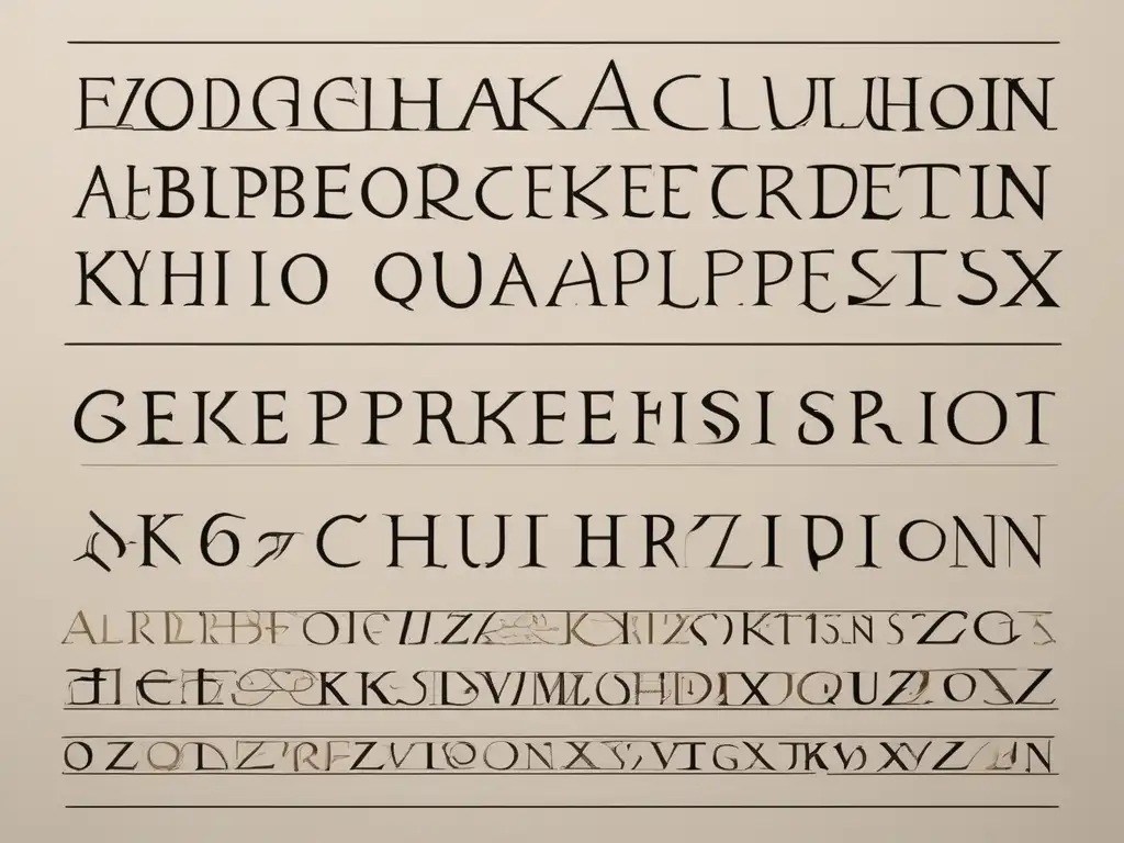 Evolución del alfabeto griego arcaico - Representación visual de la transformación histórica de las letras griegas