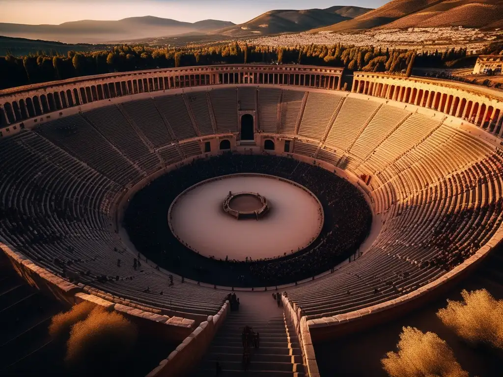 Festival de las Carneas en Esparta - Imagen impresionante en 8k que muestra la grandiosidad del festival