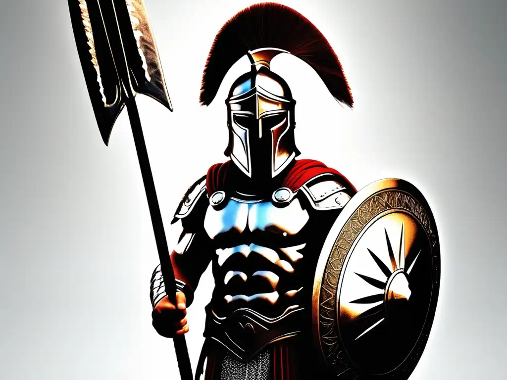 Spartan warrior showcasing the disciplined education of Sparta