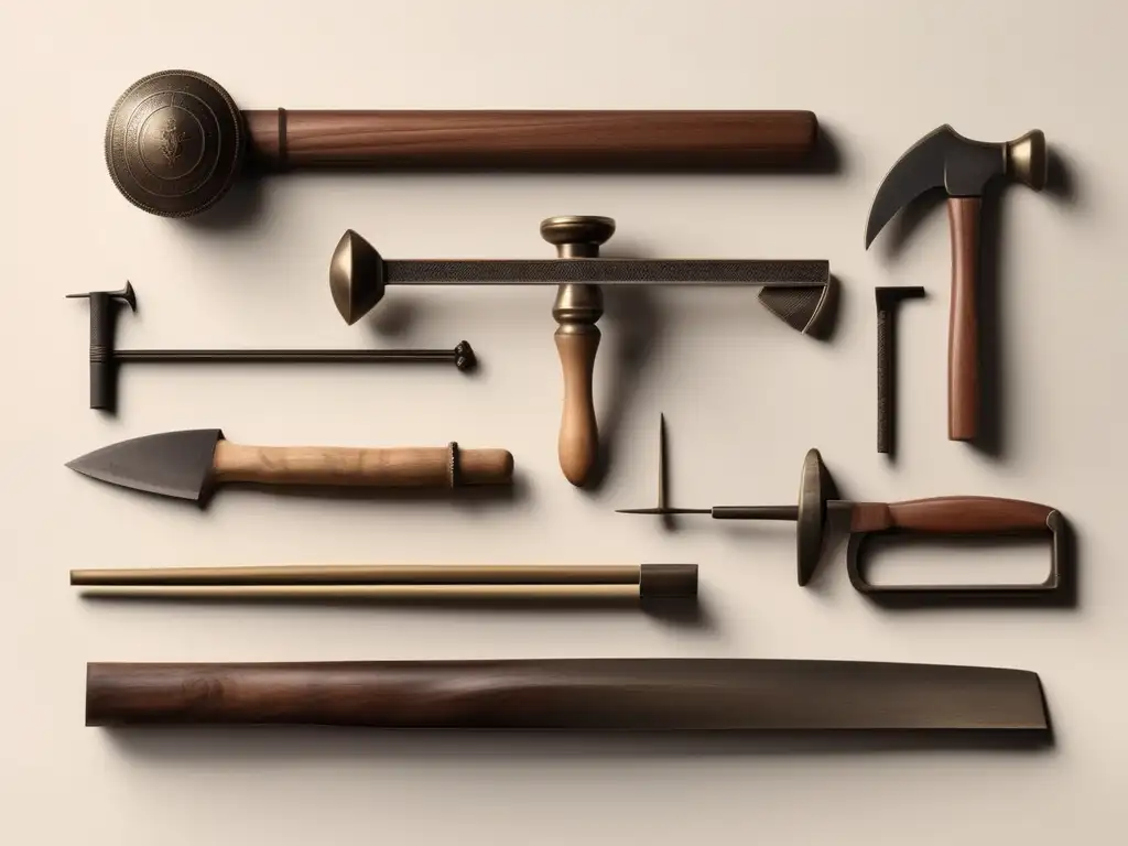 Herramientas de construcción en la antigua Grecia: precisión y artesanía en bronce y madera