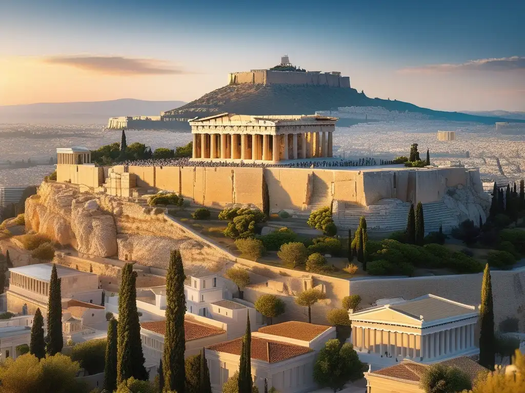 Influencia de la Antigua Grecia en la civilización occidental: Atenas dorada, Acropolis, Parthenon, vida griega