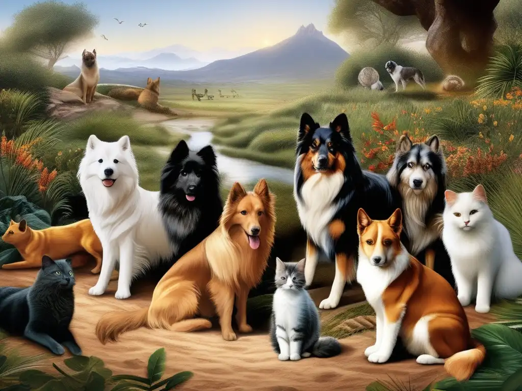 Cerámica griega: Convivencia animales domésticos Grecia