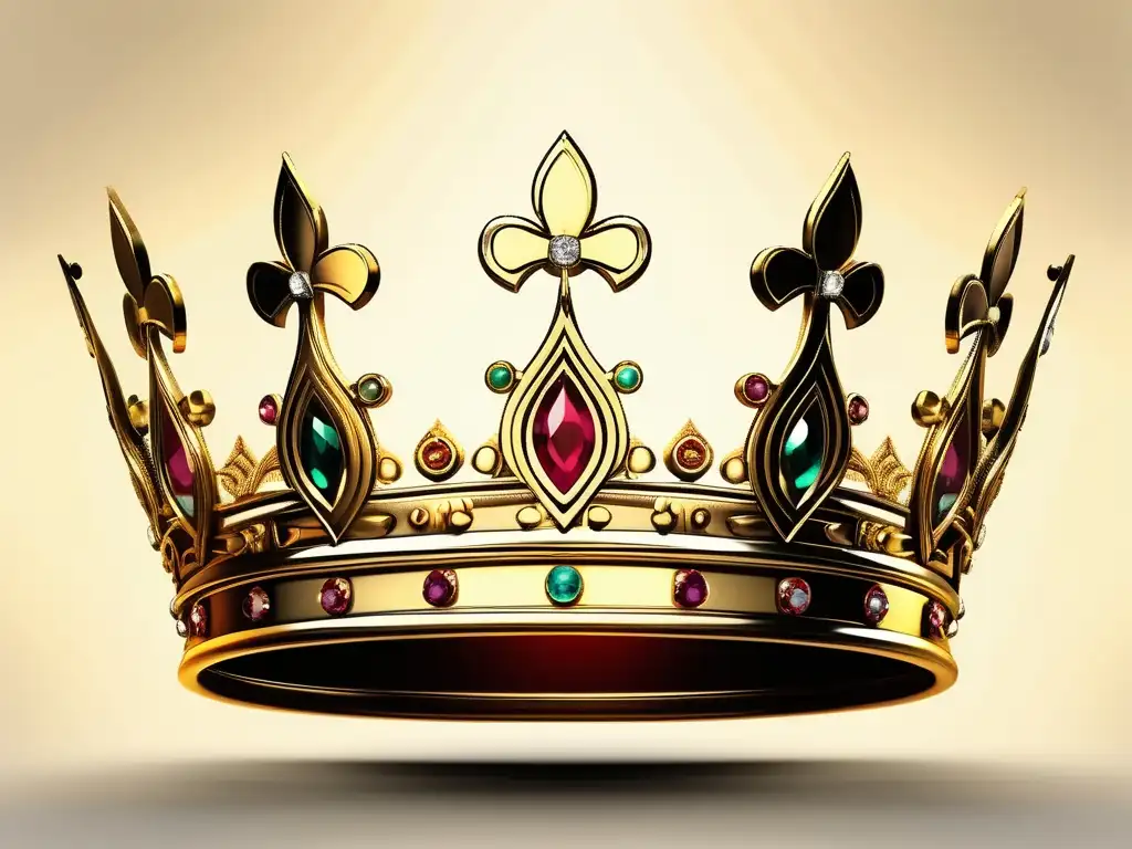 Corona dorada con joyas: significado joyas mitología griega