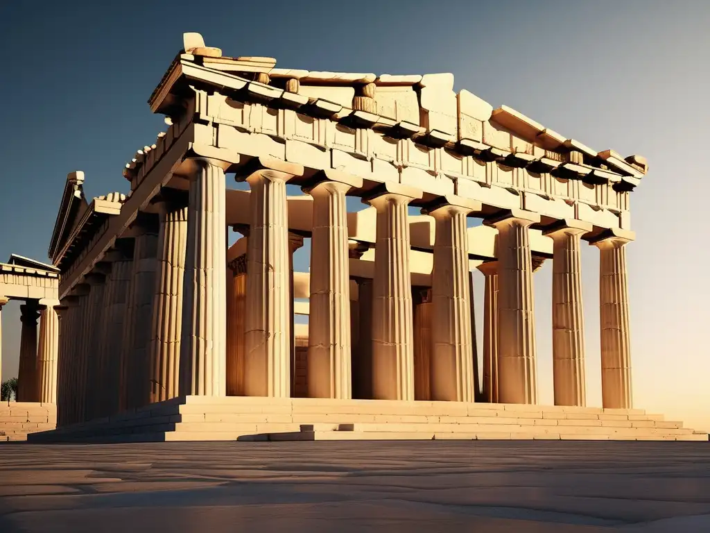 Representaciones del arte griego y simbolismo de los dioses olímpicos en el Parthenon