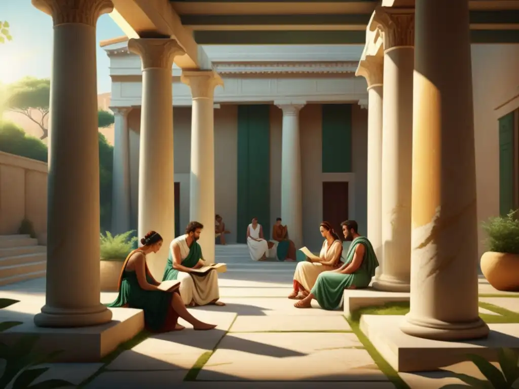 Niños educándose en Grecia antigua Niños en la Antigua Grecia: educación y tranquilidad