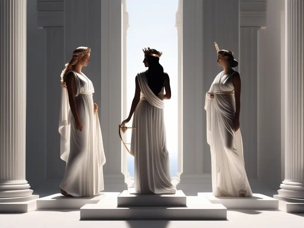 Tres diosas griegas icónicas: Atenea, Afrodita y Artemisa Influencia femenina en mitos de Grecia: Atenea, Afrodita y Artemisa, diosas icónicas de la antigua Grecia