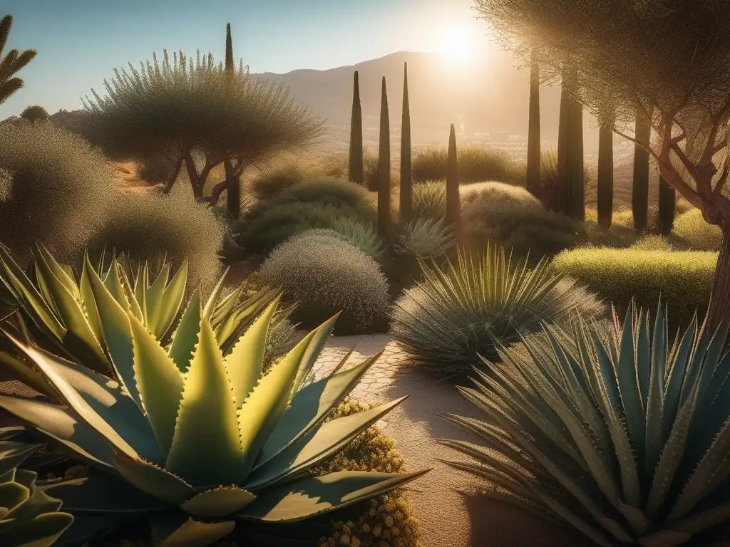 Jardín griego con plantas medicinales en la Antigua Grecia